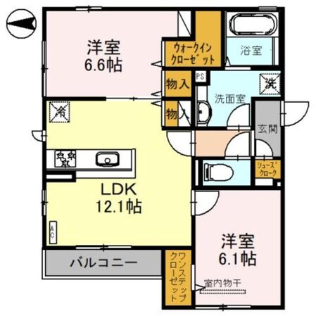 （仮称）D-room堺区向陵西町の物件間取画像